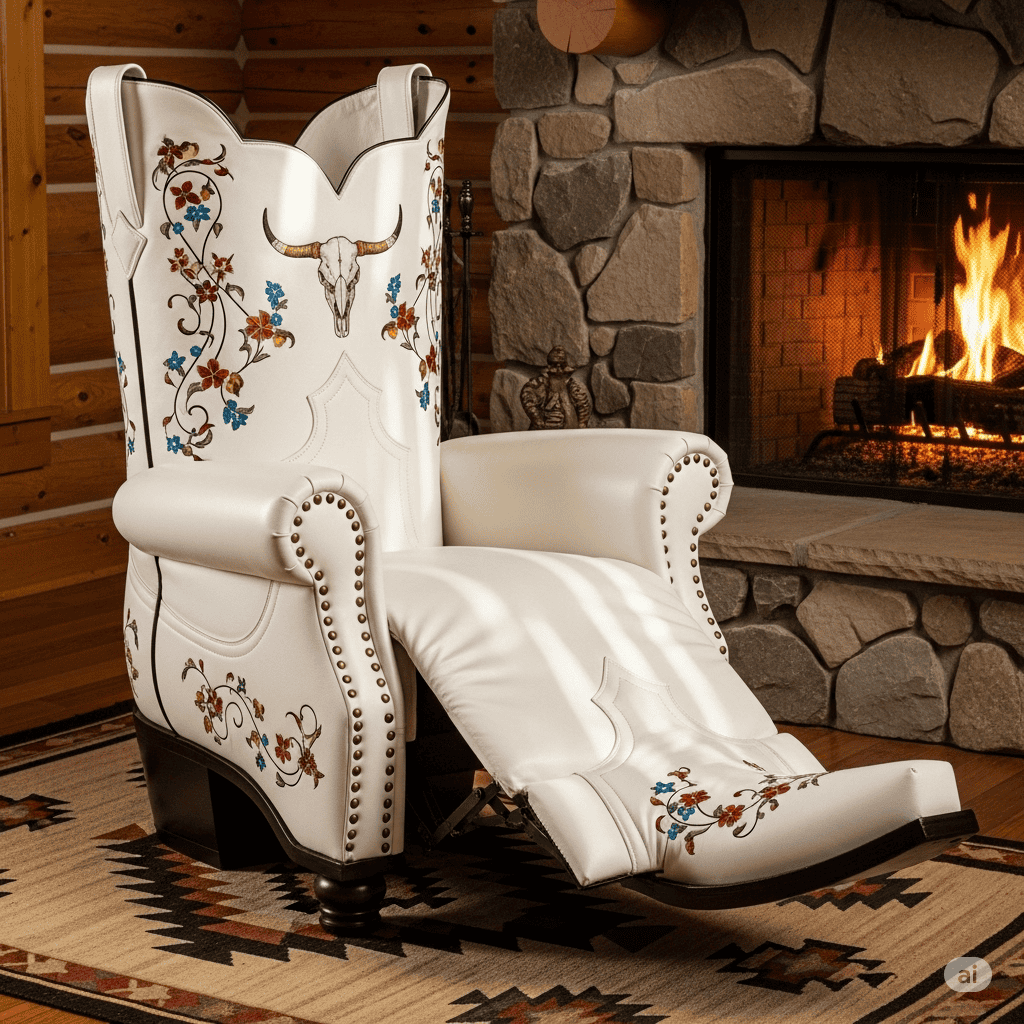 How to Find Your Cowboy Boot Chair and Decorate with It: