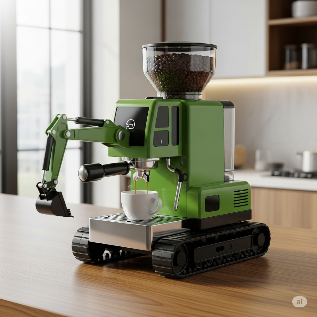 What Makes an "Excavator Coffee Maker" So Cool?