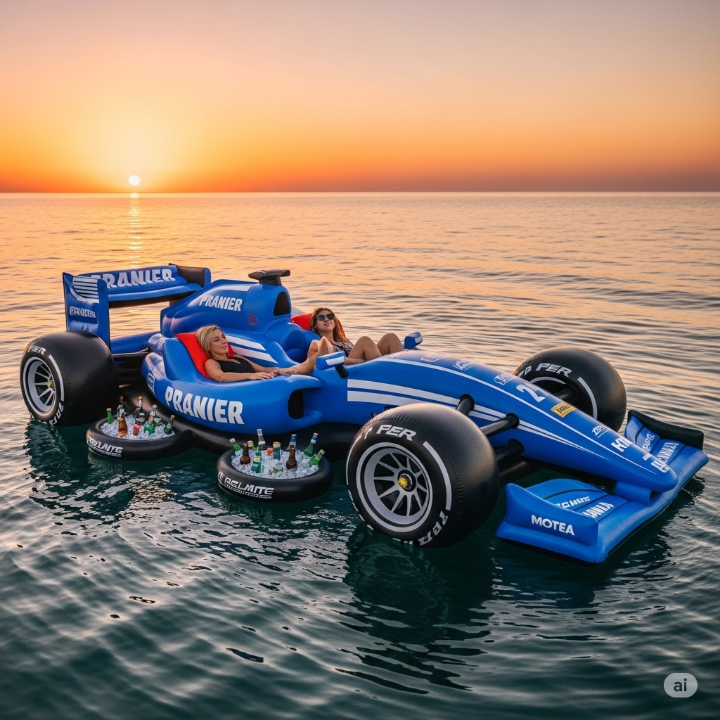 What is an F1 Car Floating Lounge?