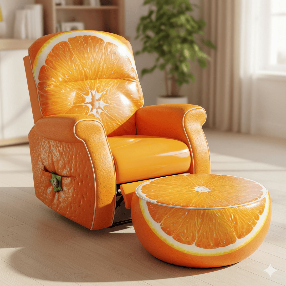 A Slice of Comfort: Your Guide to the Fruit-Shaped Recliner Chair!