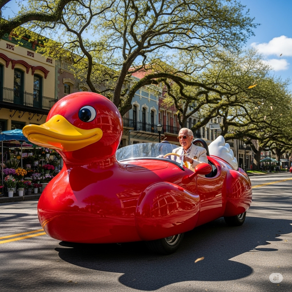 The Allure of the Giant Duck Roadster: