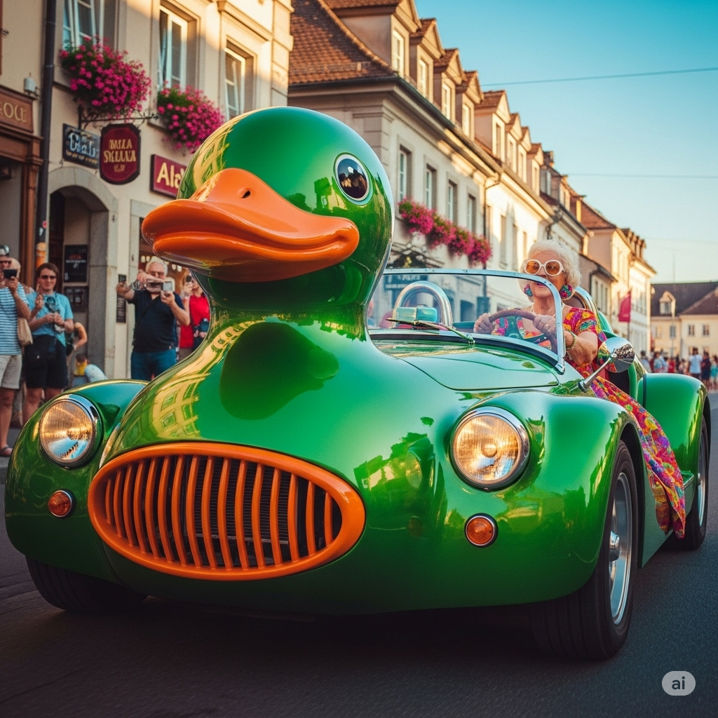 Where to Find Your Own "Giant Duck Roadster" Vibe: