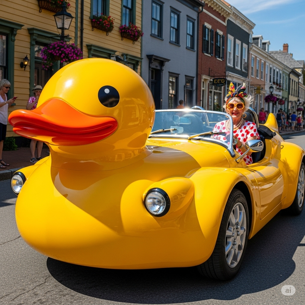 The Allure of the Giant Duck Roadster: