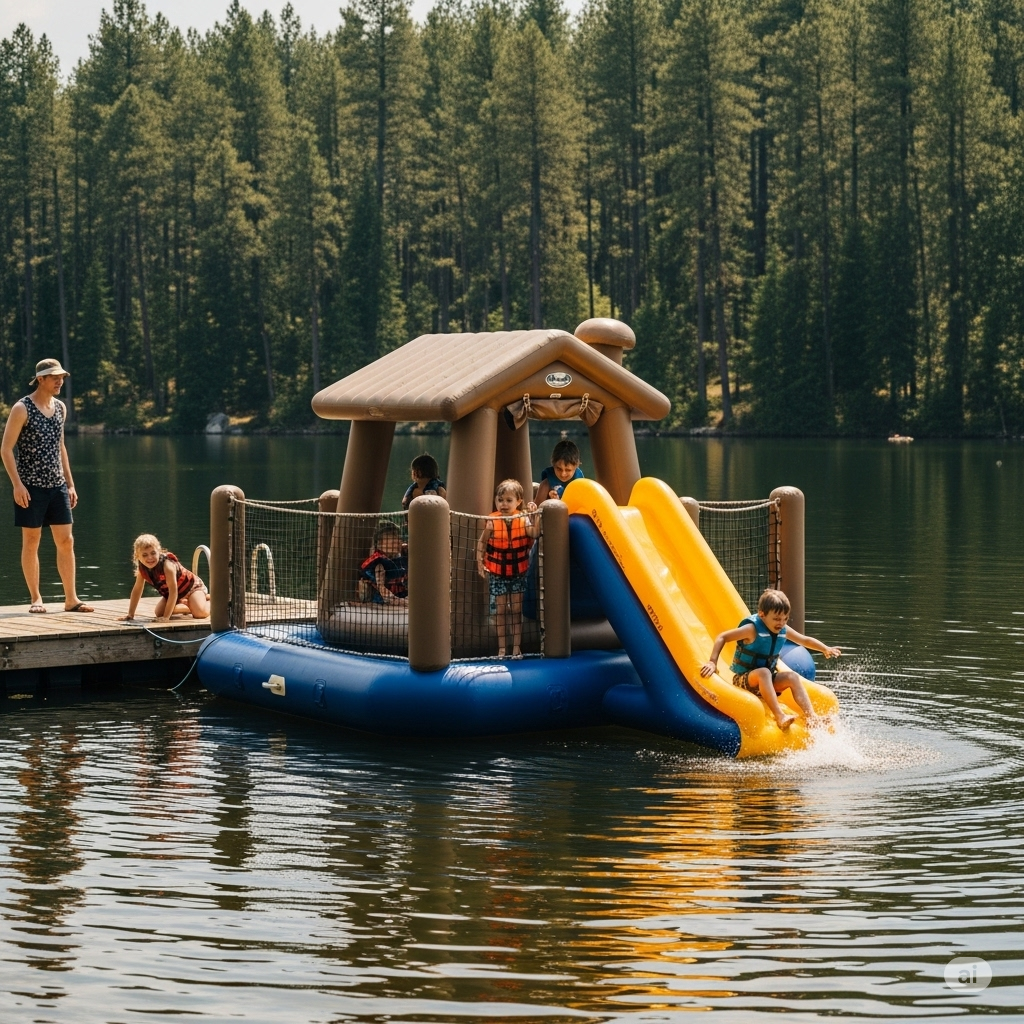 The Dream is Real: Discover Your Inflatable Floating Treehouse!