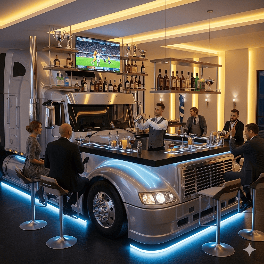 Hit the Road, Jack: Your Guide to the Semi-Truck Home Bar!