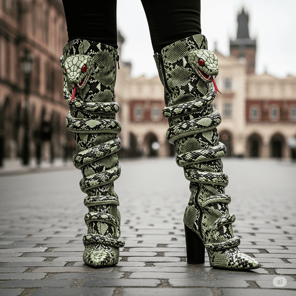 Slither into Style: Your Guide to the Unforgettable Snake Heel!