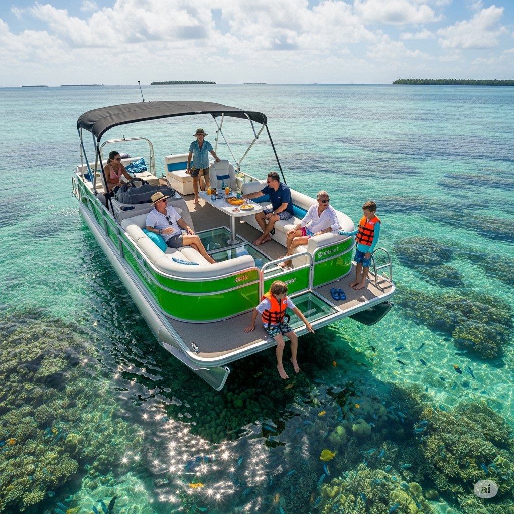 What Makes a Pontoon Boat with a Glass Floor So Special?