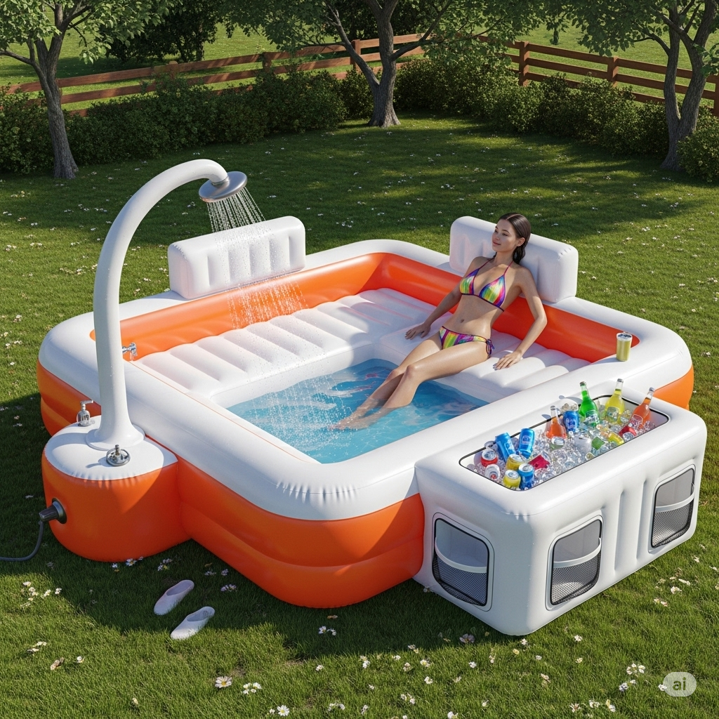 Why a Sofa Pool with a Cooler is a Summer Essential: