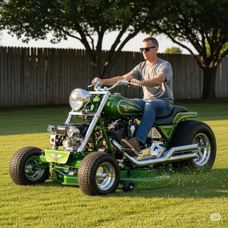 Harley Mower – The Ultimate Blend of Power, Style, and Lawn-Cutting Fun