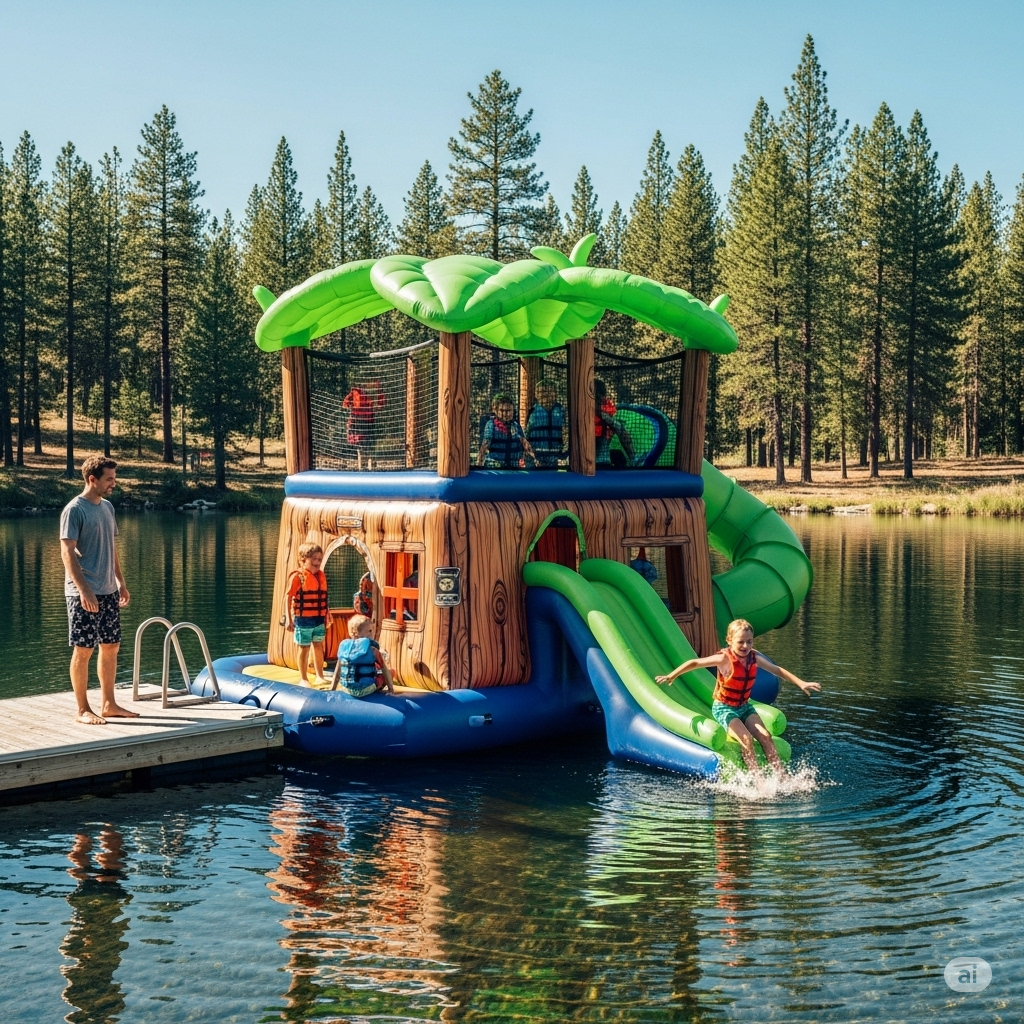 The Dream is Real: Discover Your Inflatable Floating Treehouse!