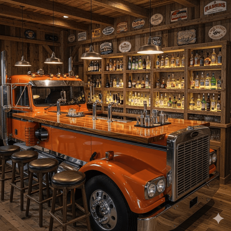 Hit the Road, Jack: Your Guide to the Semi-Truck Home Bar!