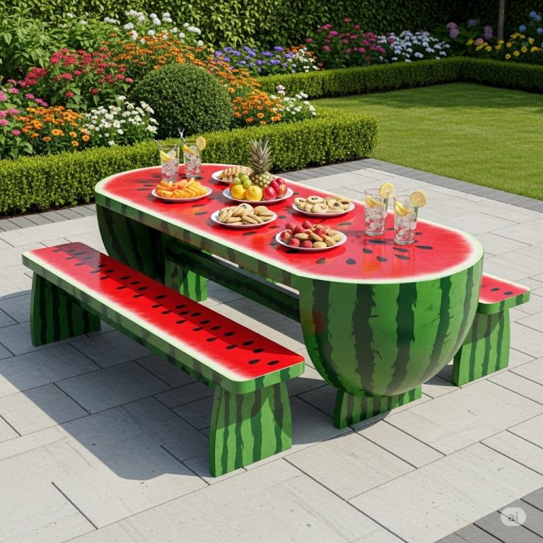 A Slice of Fun: Your Guide to the Fruit-Shaped Picnic Table!