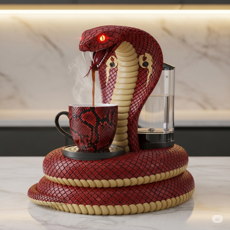 The Serpent of the Countertop: Your Guide to the Snake Coffee Maker!
